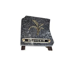 PLAQUE FUNERAIRE SOUVENIR EPI BLE