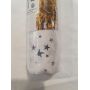 TISSU DECORATIF BLANC ETOILE 12X250CM
