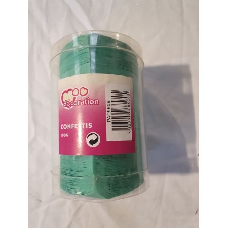 CONFETTIS COEUR VERT