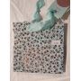 SAC CADEAU FLEURS ARGENTEES