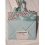 SAC CADEAU FLEURS ARGENTEES