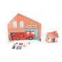 Maison de poupée Caserne de Pompiers Tektorado - Jeu enfant 3+