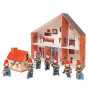 Maison de poupée Caserne de Pompiers Tektorado - Jeu enfant 3+