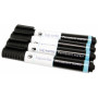 Top Write - 4 Marqueurs Permanents Noir - Encre Durable