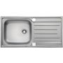 Evier 1 bac 100x50cm Line+ inox - DIADEM