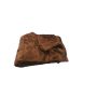 DMO- PLAID FLANELLE TOUCHER DOUX MARRON-127*152CM - 100% POLYESTER