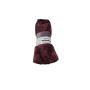 DMO- PLAID FLANELLE TOUCHER DOUX BORDEAUX-127*152CM - 100% POLYESTER