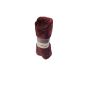 DMO- PLAID FLANELLE TOUCHER DOUX BORDEAUX-127*152CM - 100% POLYESTER