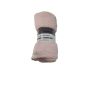 DMO- PLAID FLANELLE TOUCHER DOUX ROSE PALE-127*152CM - 100% POLYESTER