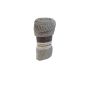 DMO- PLAID FLANELLE TOUCHER DOUX GRIS TEXTUREPALE-127*152CM - 100% POLYESTER