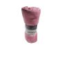 DMO- PLAID FLANELLE TOUCHER DOUX rose-127*152CM - 100% POLYESTER