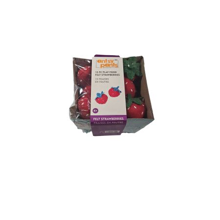 15 fraises en feutrine - Antsy Pants