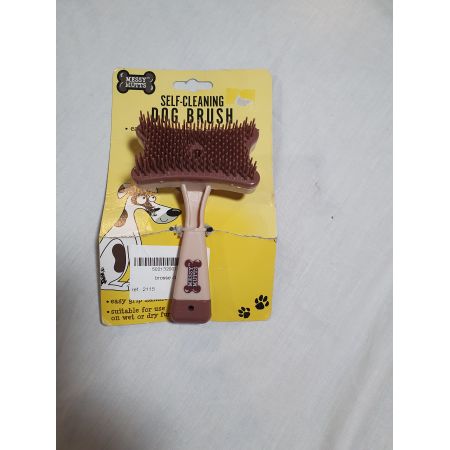 BROSSE CHIEN MARRON 
