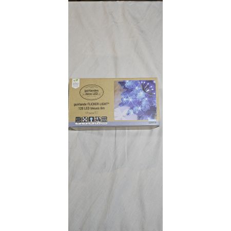 Guirlande lumineuse bleu flicker 8m