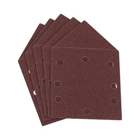 KREATOR KRT220109 - Papier Abrasif Triangulaire Grain 240 (5 pièces)