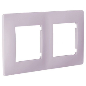 Plaque Finition Double Di-Line Rose Poudre - INVENTIV