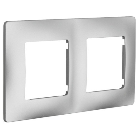 Plaque Finition Di-Line Silver - INVENTIV : Elégance Moderne pour vos Installations