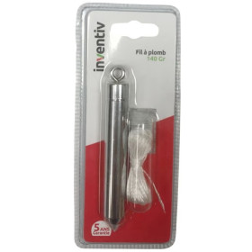 Fil à plomb de tapissier INVENTIV - 140g - Précision optimale