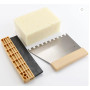 Kit Pose Carrelage Peigne U9 + Raclette 20cm + Éponge Hydro