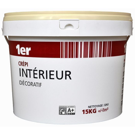 Crépi Décollable Intérieur Pierre 15kg - Finition Lisse