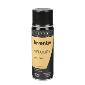 Peinture aérosol Velours Jaune paille JF8 - Inventiv