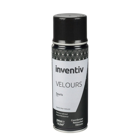 Peinture aérosol Velours Souris GG5 - INVENTIV