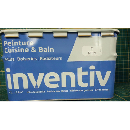 Peinture Cuisine & Bain Satinée - INVENTIV - 2L