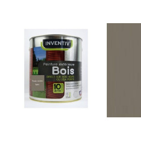 Peinture Extérieure Bois Gris Taupe Cendre Satin INVENTIV