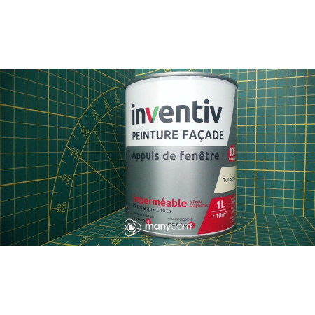 Peinture Façade Ton Pierre 1L - INVENTIV - Imperméable & Résistante