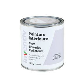 Peinture Intérieure Satin Gris Hiver 5 - INVENTIV - 0,5L