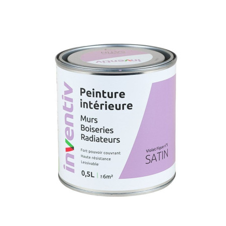 Peinture Intérieure Satin Violet Figue 5 - INVENTIV