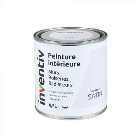 Peinture Intérieure Satin INVENTIV - Violette 7 - 0,5L