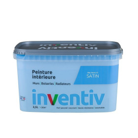 Peinture intérieure satin Bleu marin 2,5L - INVENTIV