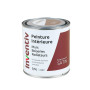 Peinture INVENTIV Murs Boiseries Radiateurs Satin Rouge Grenat 0,5L