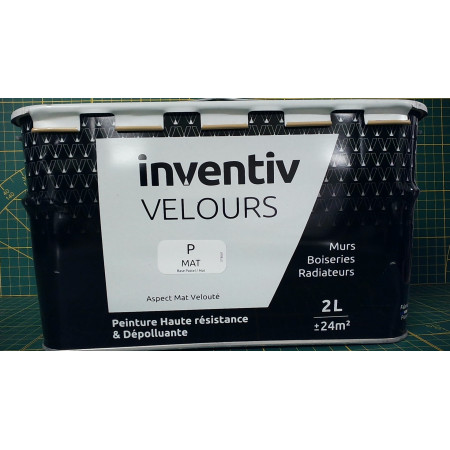 Peinture INVENTIV Velours Base Pastel Mat 2L - Finition Veloutée