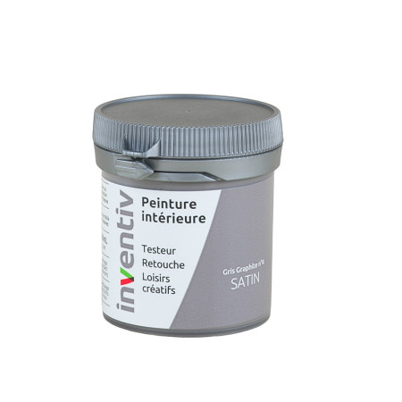 Testeur Peinture Intérieure Satin Gris Graphite 4 - INVENTIV