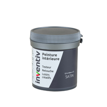 Testeur Peinture Intérieure Satin Gris Hiver 2 - INVENTIV - 0,08L
