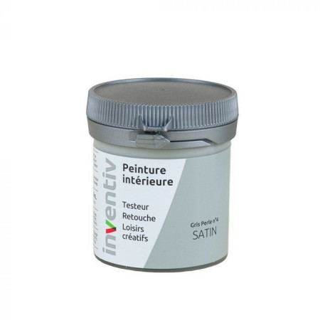 Testeur Peinture Intérieure Satin Gris Perle INVENTIV