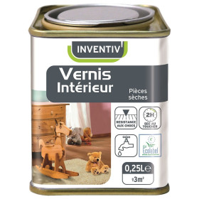 Vernis Intérieur Chêne Clair 0.25 L - INVENTIV