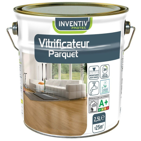 Vitrificateur Parquet Chêne Moyen Cire - INVENTIV (2,5L)