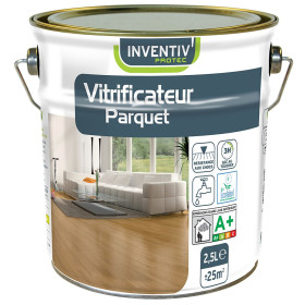 Vitrificateur parquet incolore 2,5L INVENTIV - Protection & Embellissement