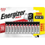 Energizer MAX Piles Alcalines AAA (Lot de 12) - Longue Durée de Vie