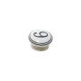Bouton Meuble Céramique Noir Chiffre 6 - B BEAUTY