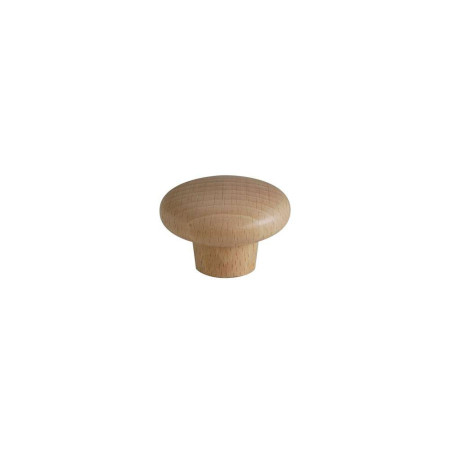 Bouton Meuble Classique Hêtre Vernis B BEAUTY Ø34mm