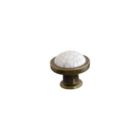 Bouton Meuble Classique Laiton Vieilli ø38mm - B BEAUTY