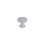 Bouton Meuble Contemporain Zamak Blanc Brillant B BEAUTY L25mm