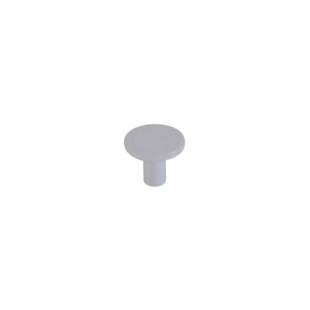 Bouton Meuble Contemporain Blanc Zamak B BEAUTY ø25mm