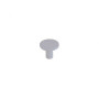 Bouton Meuble Contemporain Blanc Zamak B BEAUTY ø25mm