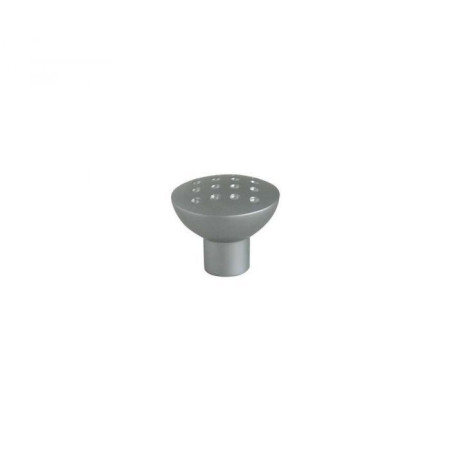 Bouton Meuble Contemporain Zamak Chromé Mat ø33mm