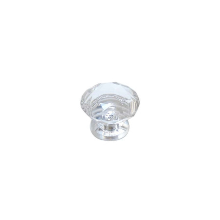 Bouton Meuble Diamant Transparent ø35mm B BEAUTY